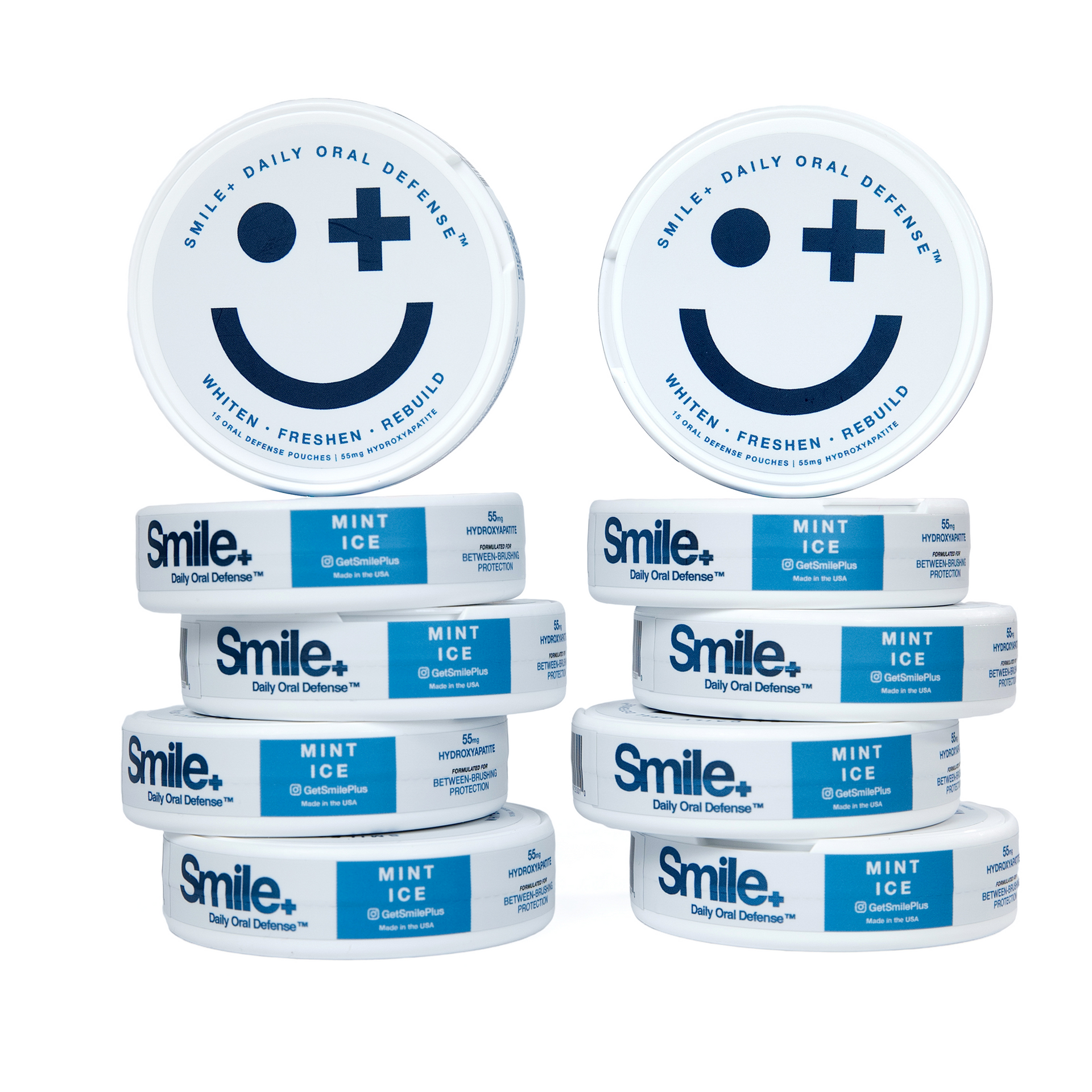 Smile+ Daily Whitening Pouches — Oral Care Pouches | Zero Caffeine